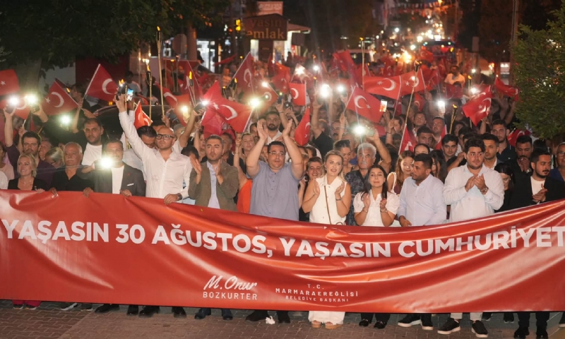 MARMARAEREĞLİSİ’NDE 30 AĞUSTOS COŞKUSU YAŞANDI