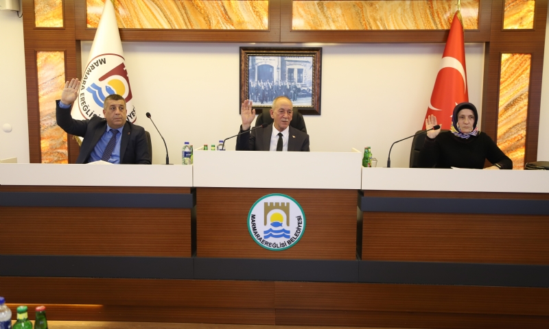 Marmaraereğlisi Belediye Meclisi 2022 Aralık Ayı Toplantısının 1. Birleşimini Gerçekleştirdi