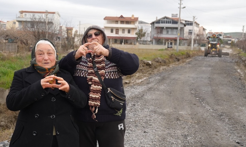 Marmaraereğlisi’nde Yol Çalışmaları Hız Kesmeden Devam Ediyor