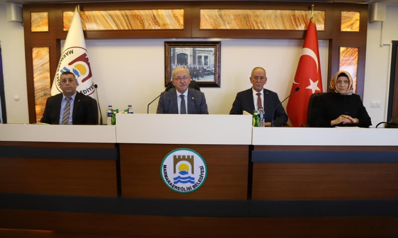 Marmaraereğlisi Belediye Meclisi 2023 Yılının İlk Toplantısını Gerçekleştirdi