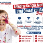 Marmaraereğlisi Belediye Gençlik Merkezi Okul Öncesi Kurslarımız Başlıyor!