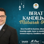 Marmaraereğlisi Belediye Başkanı Mustafa Onur Bozkurter’den Berat Kandili Mesajı