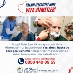 Halkın Belediyesinden Vefa Hizmeti